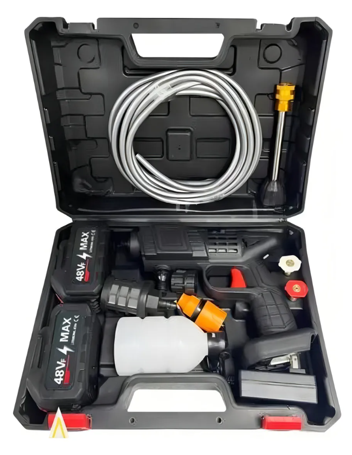 Hidrolavadora Portátil Pro Max 48V - Kit Dual Battery + Maletín de Carga
