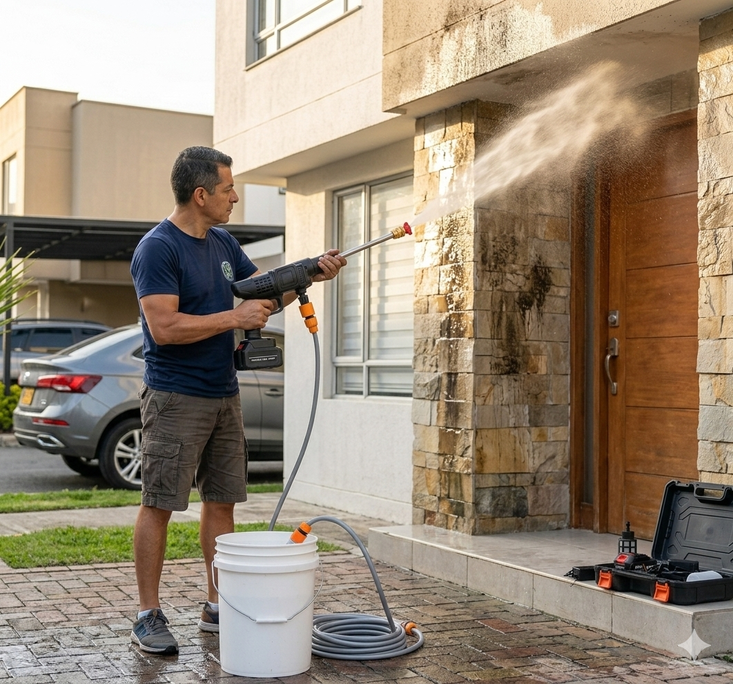 Hidrolavadora Portátil Pro Max 48V - Kit Dual Battery + Maletín de Carga